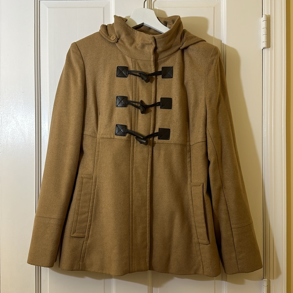 Michael Michael Kors Women’s Wool Jacket Coat Camel Brown